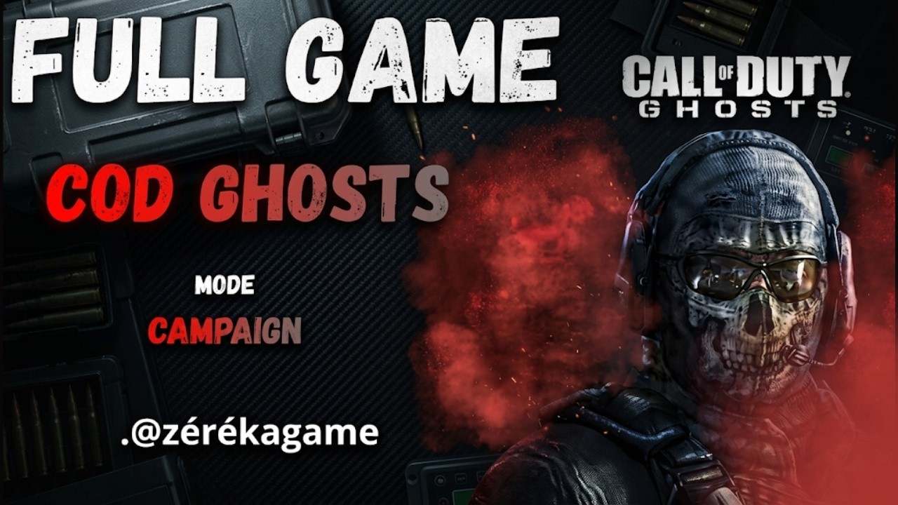 COD Ghosts &mdash; Full Gameplay Campaign , 4K, 60 FPS