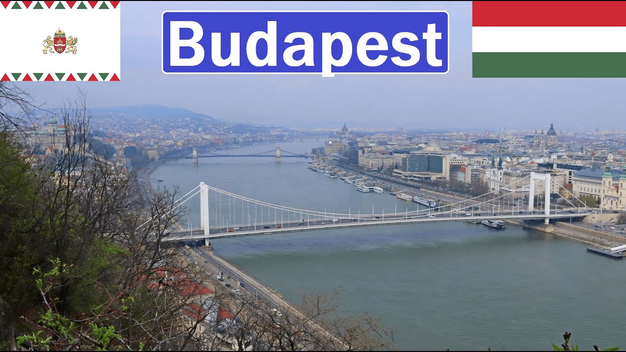 Hungary, Budapest walking in Gellért Hill and near Buda Castle 2024 [4K]