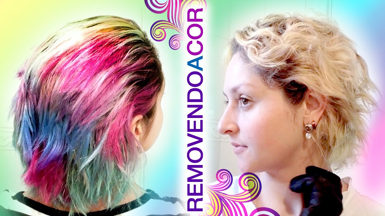COMO REMOVER TINTA DO CABELO