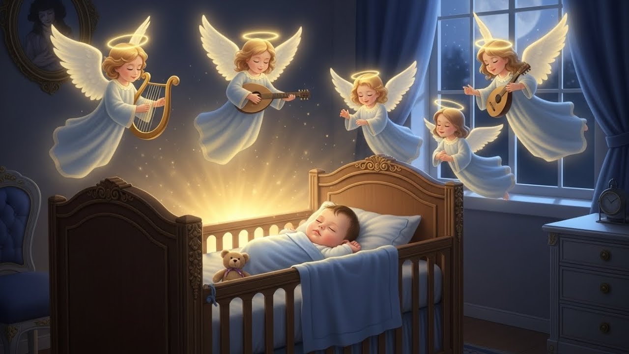 Angels Watching Over You — Heavenly Baby Lullaby for Peaceful Sleep