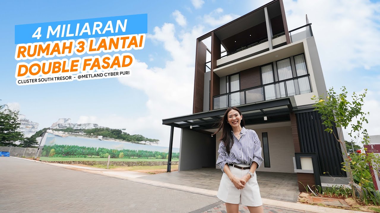 Eps. 536 | RUMAH MEWAH 3 LANTAI | Cluster South Tresor @Metland Cyber Puri