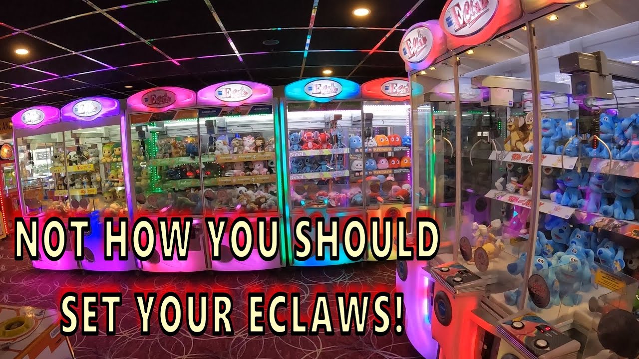 Eclaw Claw Machines In The UK | Not How They Should Be Set