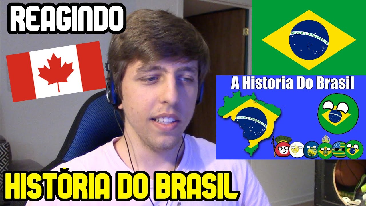 GRINGO reagindo a HISTÓRIA DO BRASIL