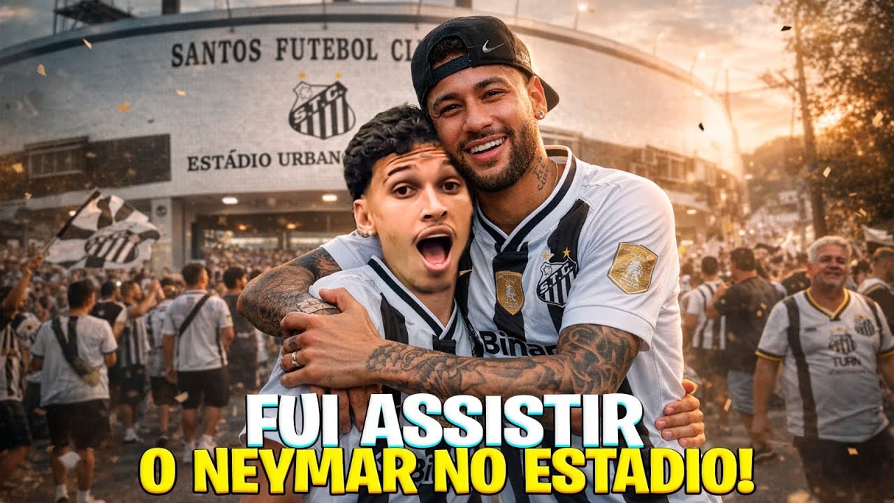 FUI NA VILA BELMIRO PELA PRIMEIRA VEZ!! CONHECI O NEYMAR?!