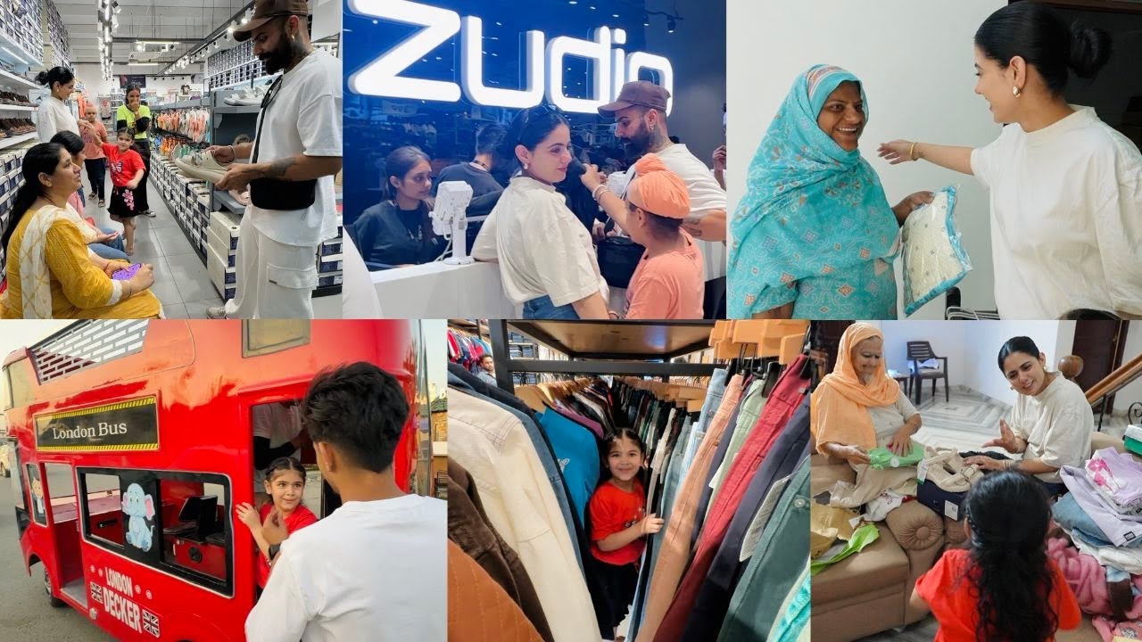 SASU MAA REACTION ON ZUDIO HAUL | FACTORY OUTLET HANDIAYA BARNALA | MINI CANADA | INDER & KIRAT