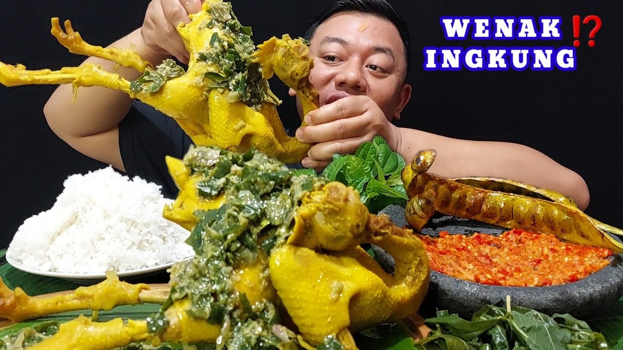 ENAK NIH ⁉️ INGKUNG SAMBEL IJO LALAPAN MENTAH PETE GORENG SAMBEL TERASI