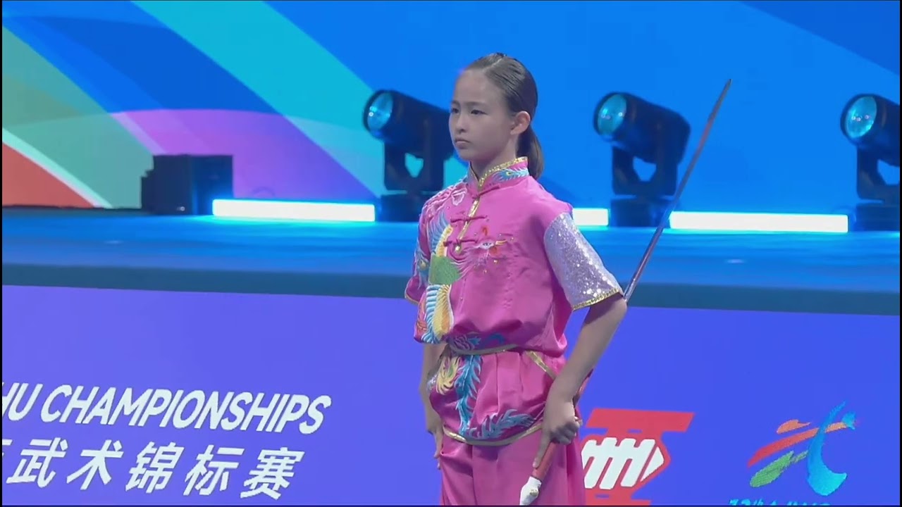 The 12th Asian Junior Wushu Championships – Girls Group C Jianshu 第十二届亚洲青少年武术锦标赛  女子C组剑术