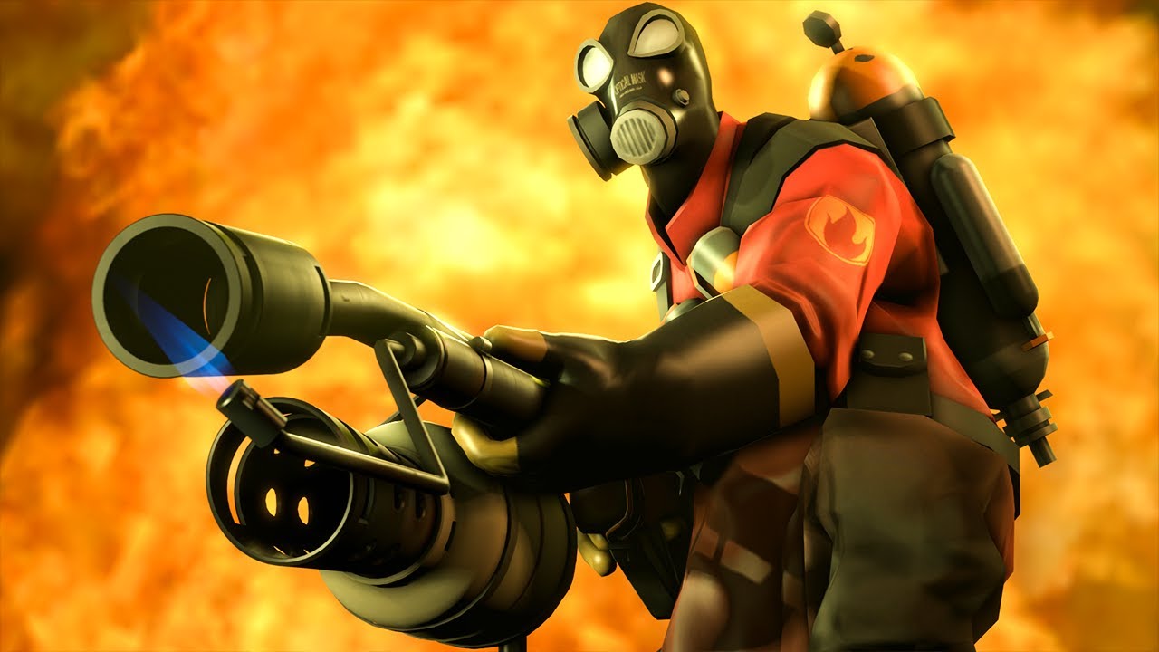 Wkurzający Pyro Granie TF2