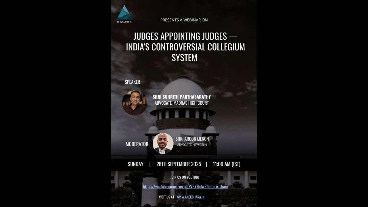 Judges Appointing Judges -- India's Controversial Collegium System