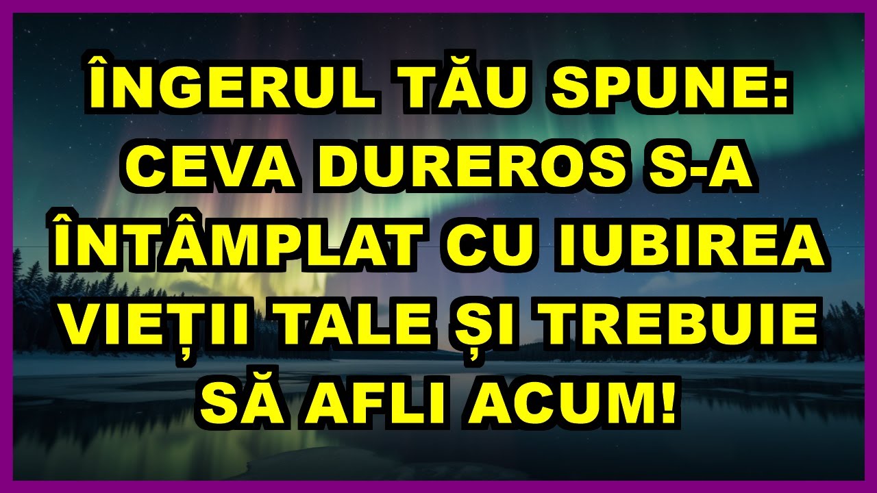 💔 ÎNGERUL TĂU SPUNE: CEVA DUREROS S-A ÎNTÂMPLAT CU IUBIREA VIEȚII TALE ȘI TREBUIE SĂ AFLI ACUM!