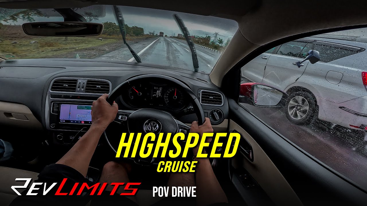Highspeed Cruise | ASMR |#povtestdrive #6 |  Ft - Vento 1.5 TDI | 4K | REVLIMITS