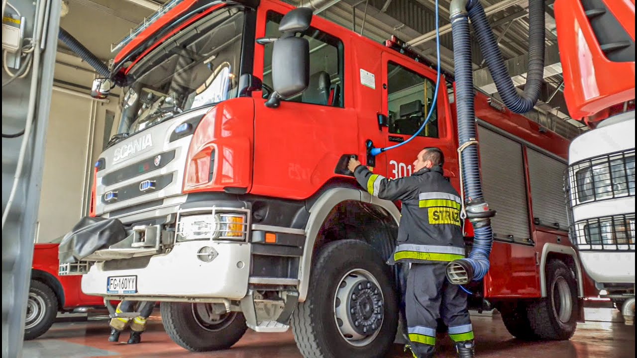 [OD ŚRODKA] Komunikat i Wyjazd Alarmowy 301[F]22 GBA 2,5/36 SCANIA P360/WISS z JRG 1 Gorzów Wlkp.