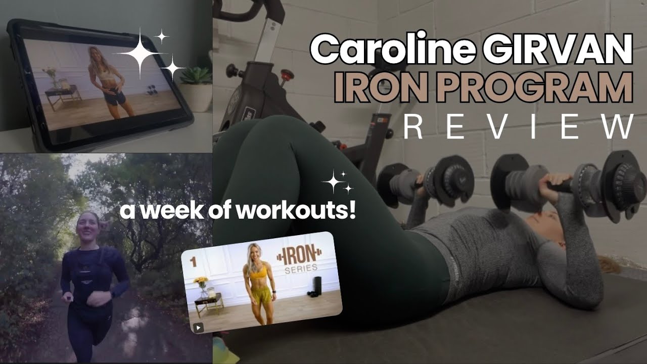 I tried Caroline Girvan's FREE Iron Program! A week of workouts, Insider look + Review!