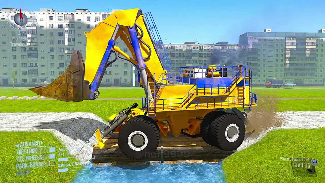 Spintires：mudrunner Biggest Excavators gameplay ep11 #spintires #mudrunner