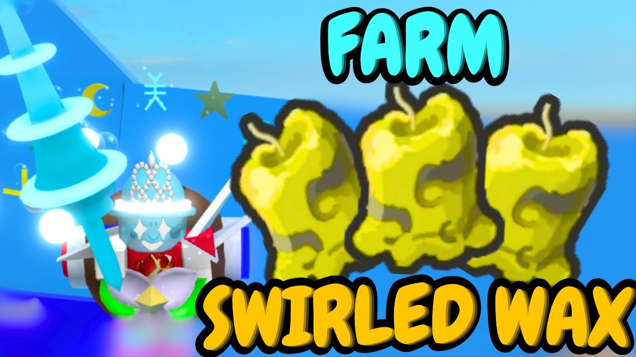 Невероятно скоростное выращивание воска в игре Bee Swarm Simulator!
