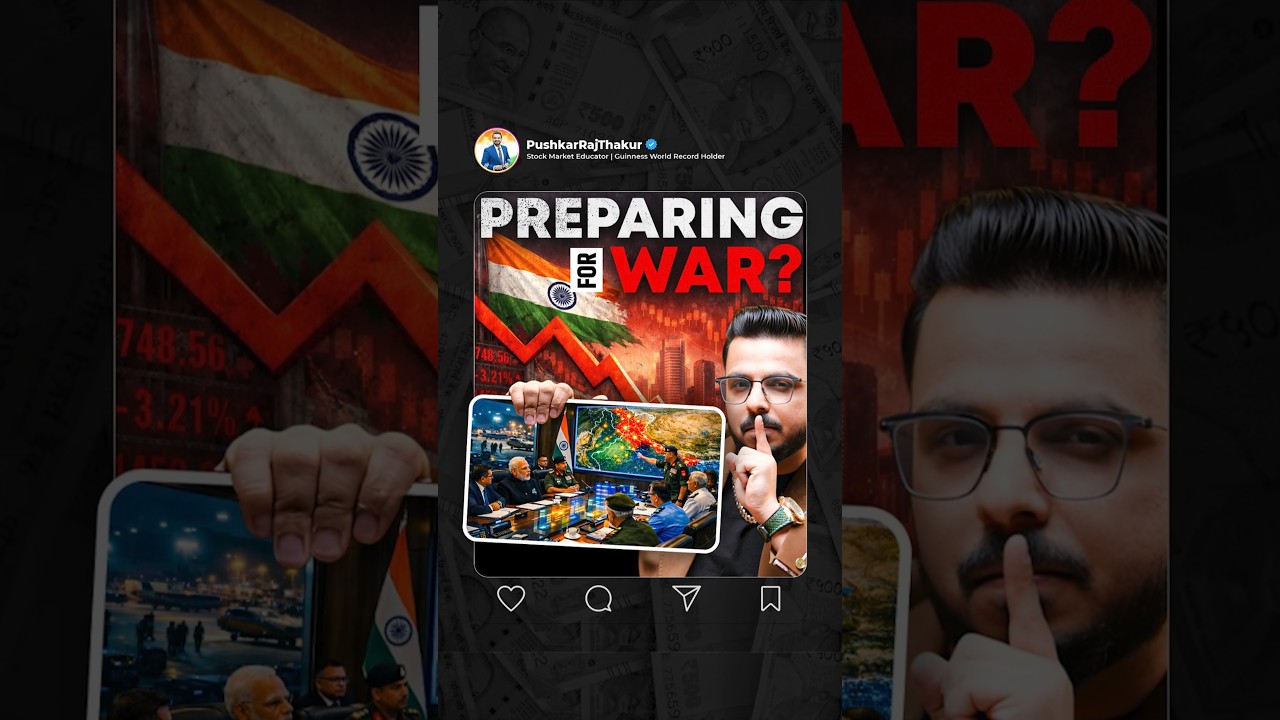 🚨 Is India Preparing for War? 🇮🇳📉