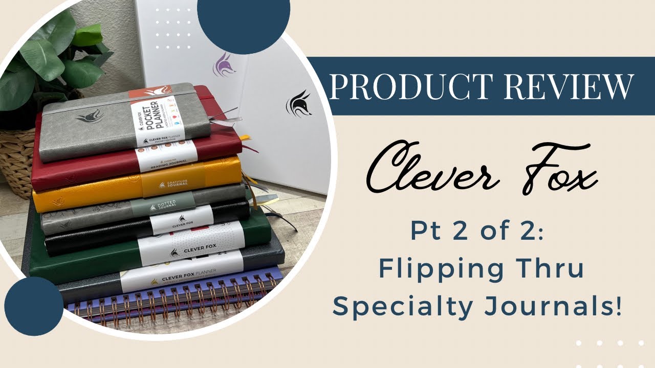 New From Clever Fox: Part 2 - Specialty Journals!