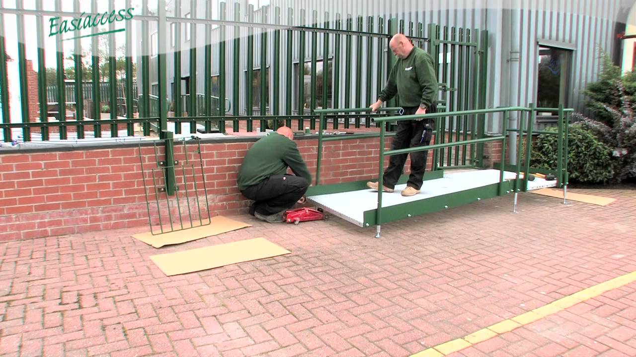 Metal Modular Wheelchair Access Ramp By Easiaccess