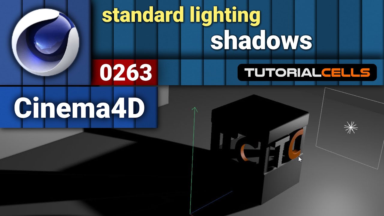 0263. standard lights ( shadows ) in cinema 4d