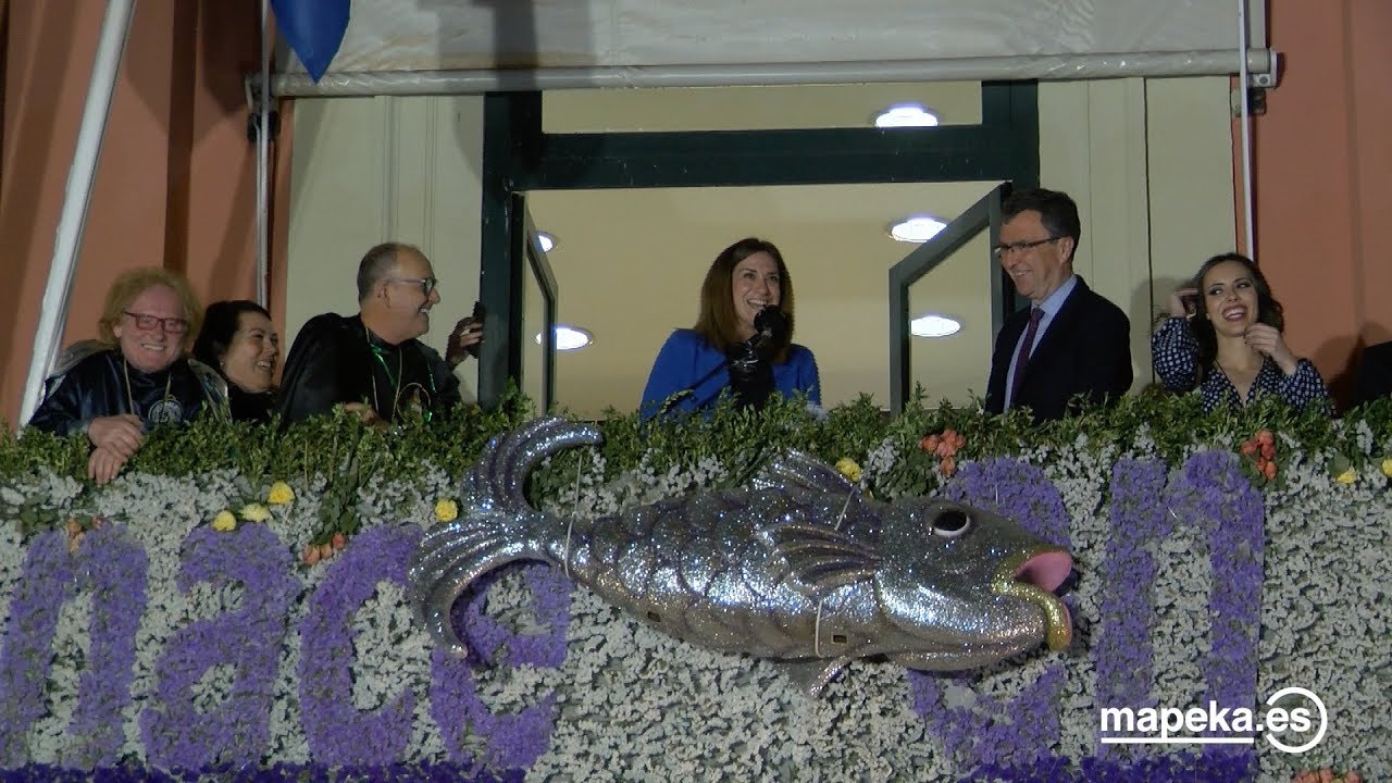 Histórica entrega de la sardina y pregón de la alcaldesa de Archena