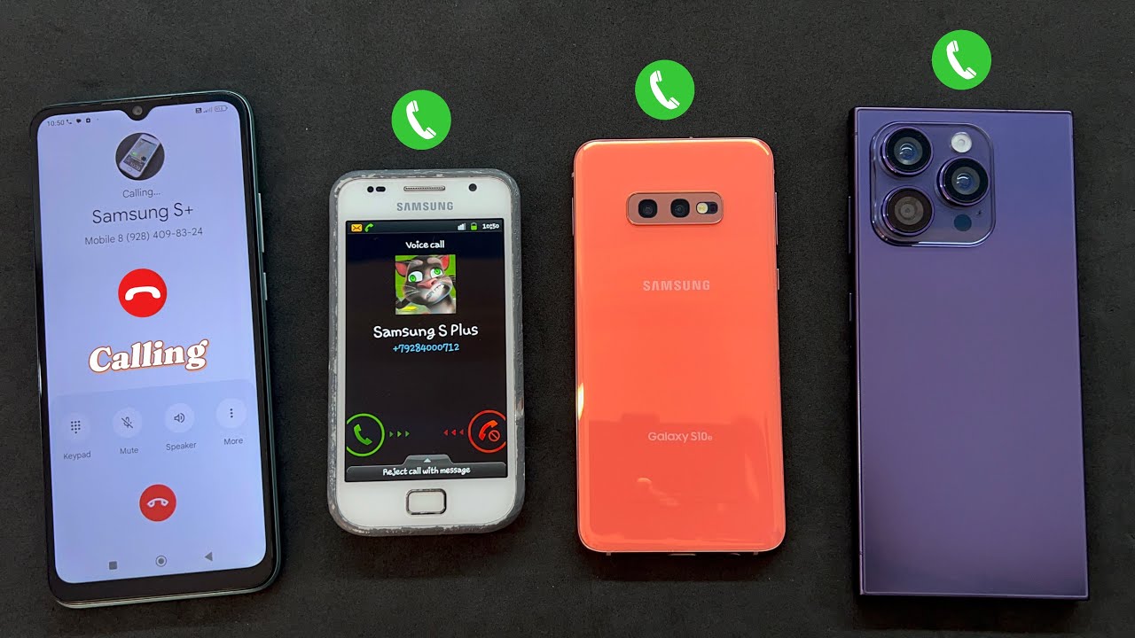 XIAOMI 10C Calling on Samsung Splus & Samsung Galaxy S10E & Samsung Galaxy S25Ultra Incoming Call