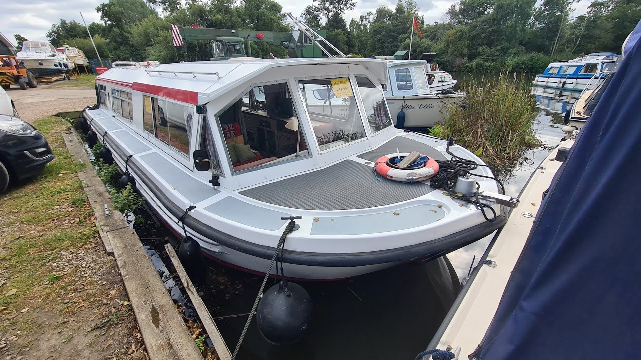 NOW REDUCED- Bounty 37 Solar- FOR SALE - £24,995.00 at Sutton Staithe Boatyard