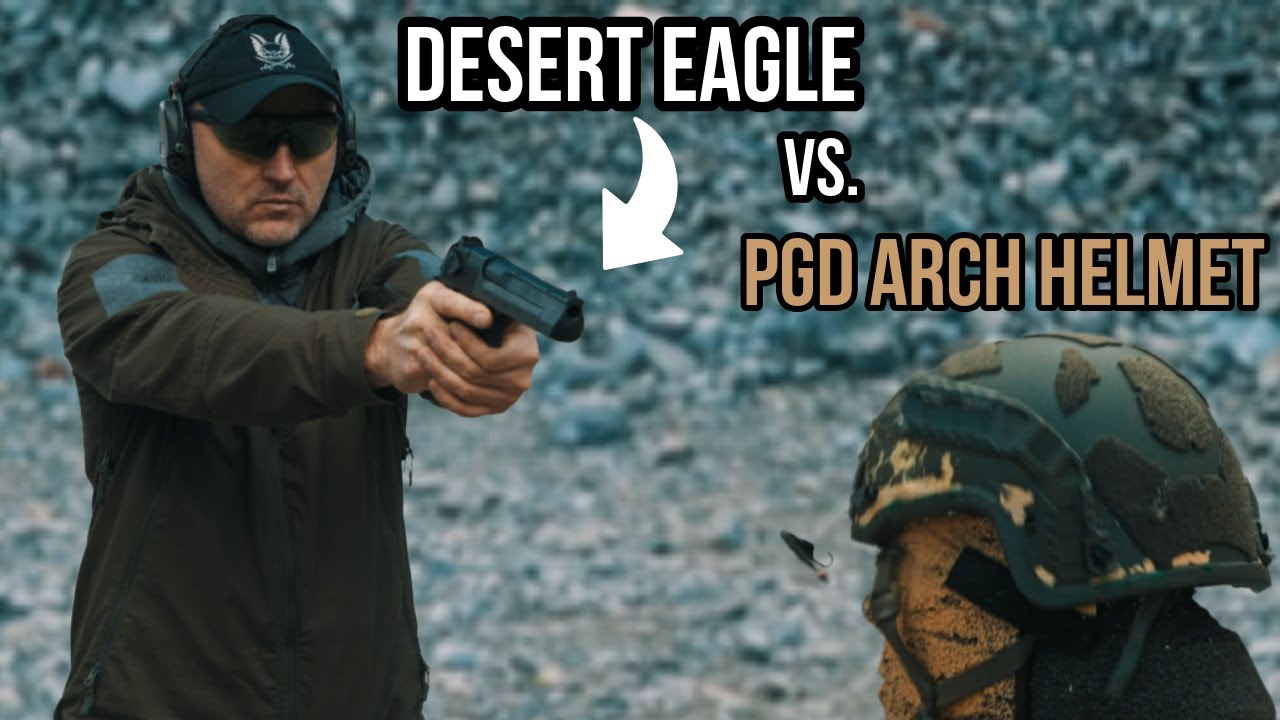 PGD ARCH Helmet vs Desert Eagle - What Happens?