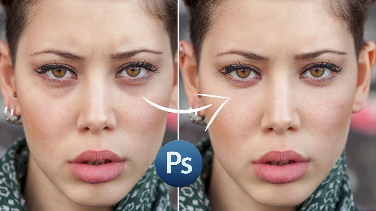 Уроки Фотошопа | Как убрать круги под глазами / Обработка фотографий в Photoshop