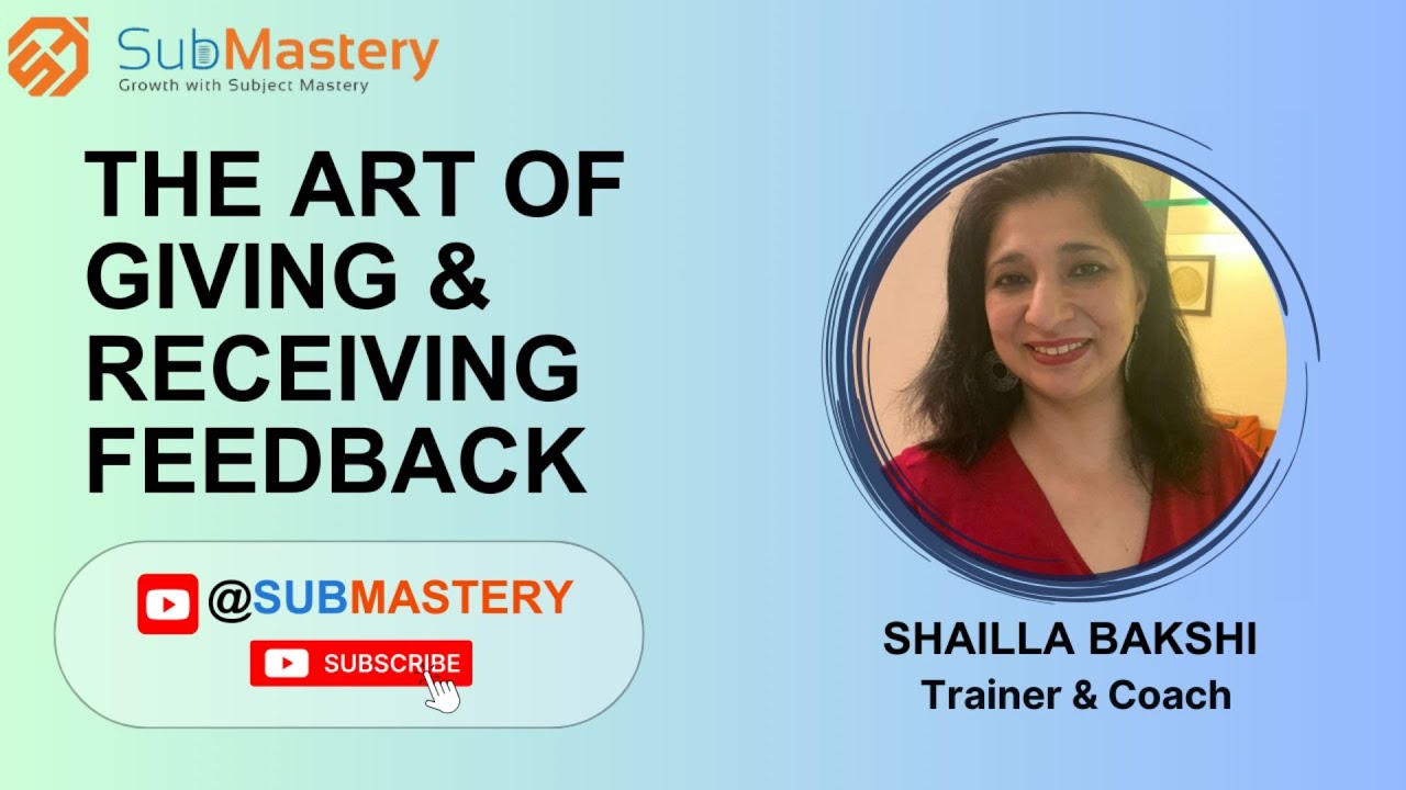 The Art of Giving and Receiving Feedback