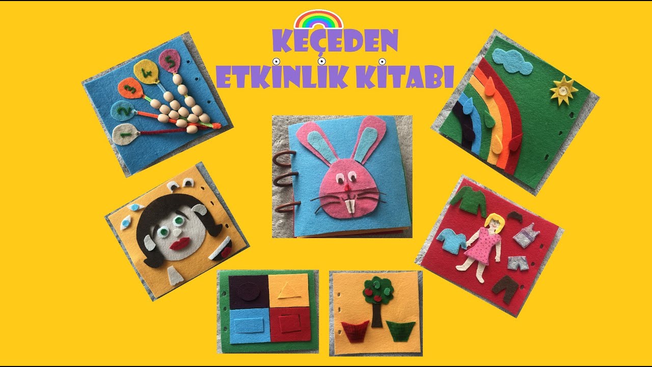 KEÇEDEN ETKİNLİK KİTABI YAPIMI | UCUZA YAPIN!!! | ADIM ADIM ÇOCUKLAR İÇİN AKTİVİTE KİTABI