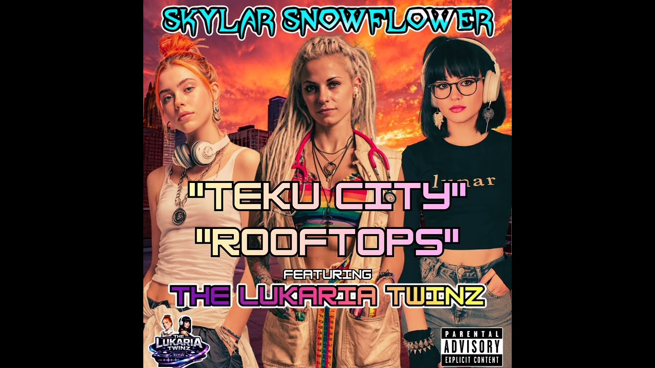 Skylar SnowFlower Feat. The Lukaria TwinZ - Teku City Rooftops (Audio)