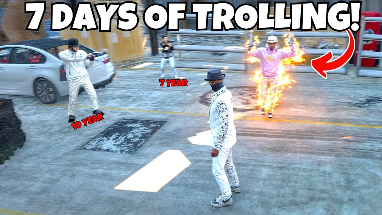 I Spent 7 Days Trolling Players In GTA RP!