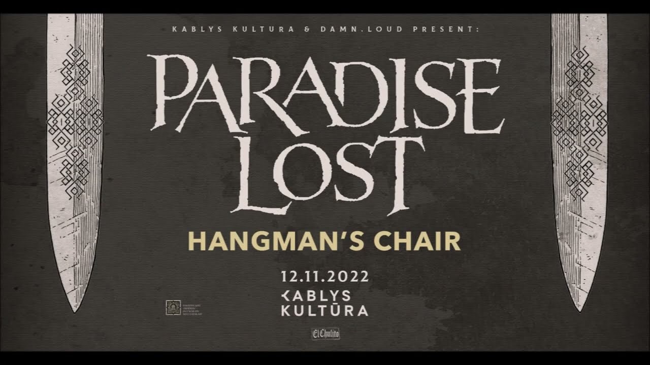 PARADISE LOST@ Kablys + Kultūra Vilnius 2022 11 12