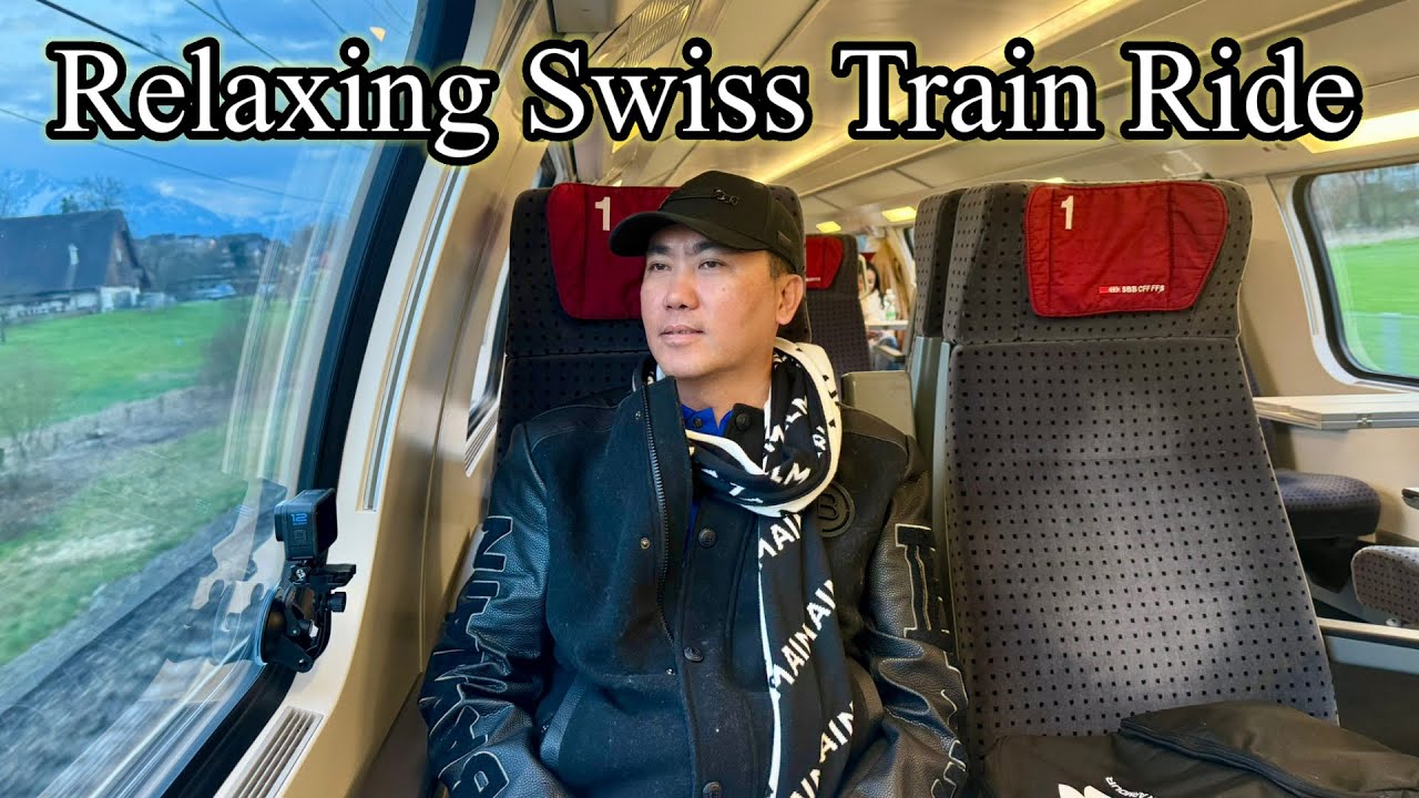Final Trip: Taking the Evening Train from Lucerne to Zurich 🇨🇭 🚆✨