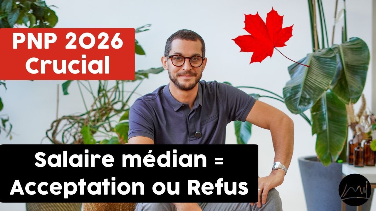 PNP Canada 2026 : Comment le salaire m&eacute;dian peut valider&hellip; ou bloquer votre immigration