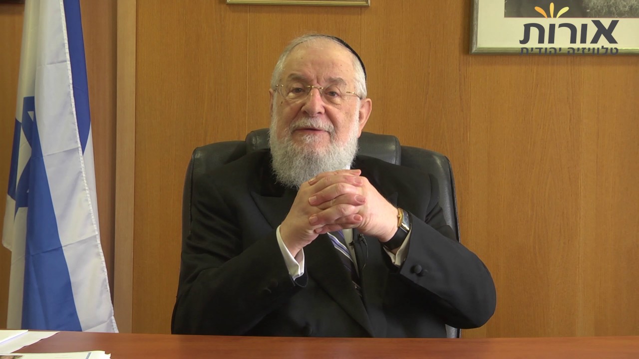ערוץ אורות - הרב ישראל מאיר לאו - פרשת נח: אם אתה לא מרחם - למה שאלוהים ירחם עליך?