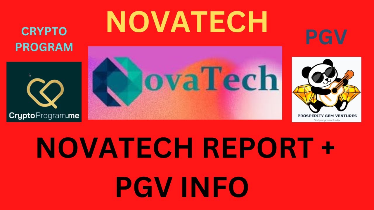 NOVATECH REPORT + PGV TIPS & TRICKS