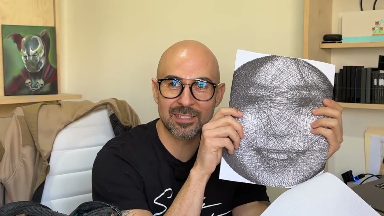 Life Hack - Retrato hecho con hilo - Parte 1