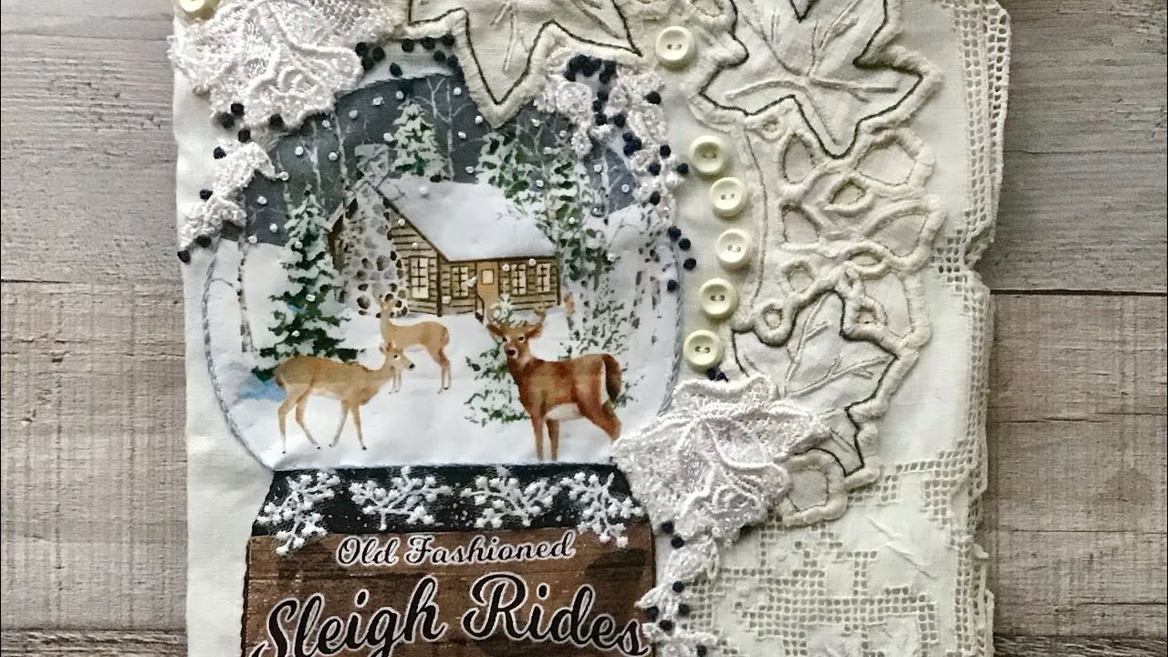 #roxysjournalofstitchery - Vol 2, Snow Globe page