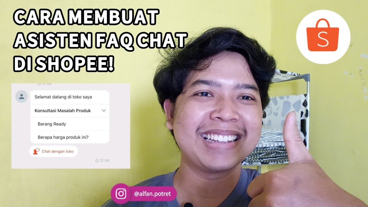 TUTORIAL MEMBUAT ASISTEN FAQ CHAT OTOMATIS DI SHOPEE!