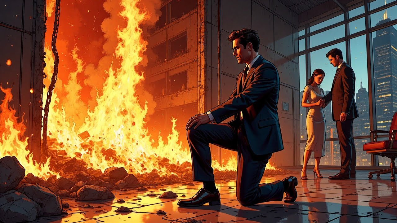 [AI Ficción] Mi esposa CEO se sacrificó por mí en el incendio…pero tras renacer, ¡me traicionó...