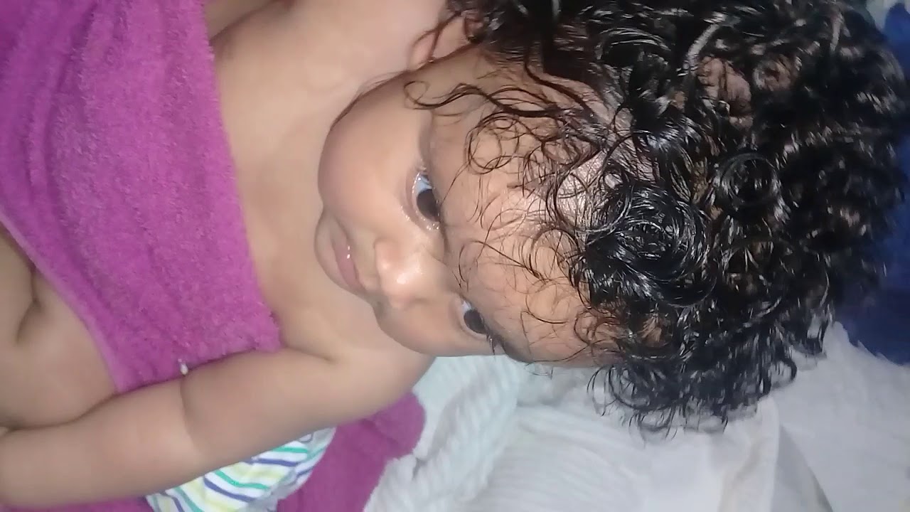 Duda banho 7 meses