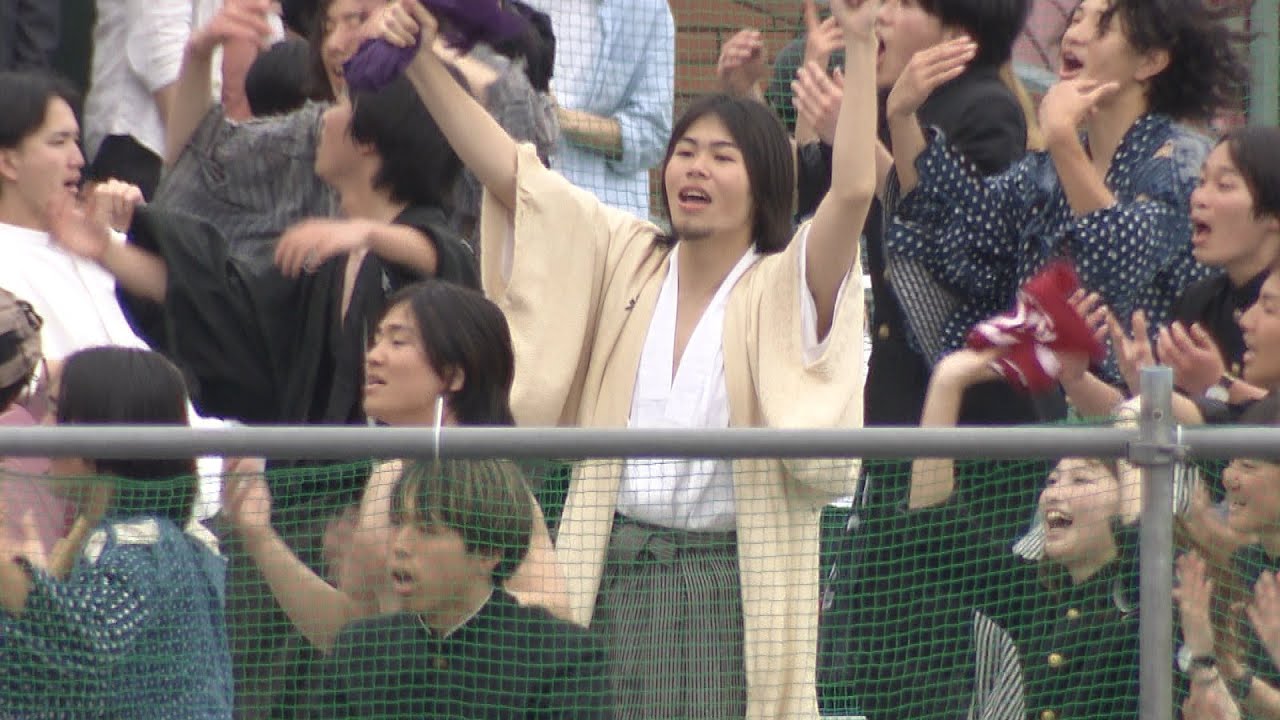「全員一丸で応援した最高です」野球に応援に熱い戦い　伝統の「仙台一高・二高定期戦」　仙台