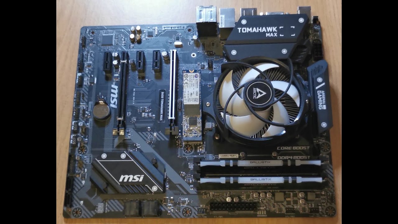 AMD Ryzen&trade; 5 2600 & Radeon&trade; RX VEGA 56 PC Build Assembling