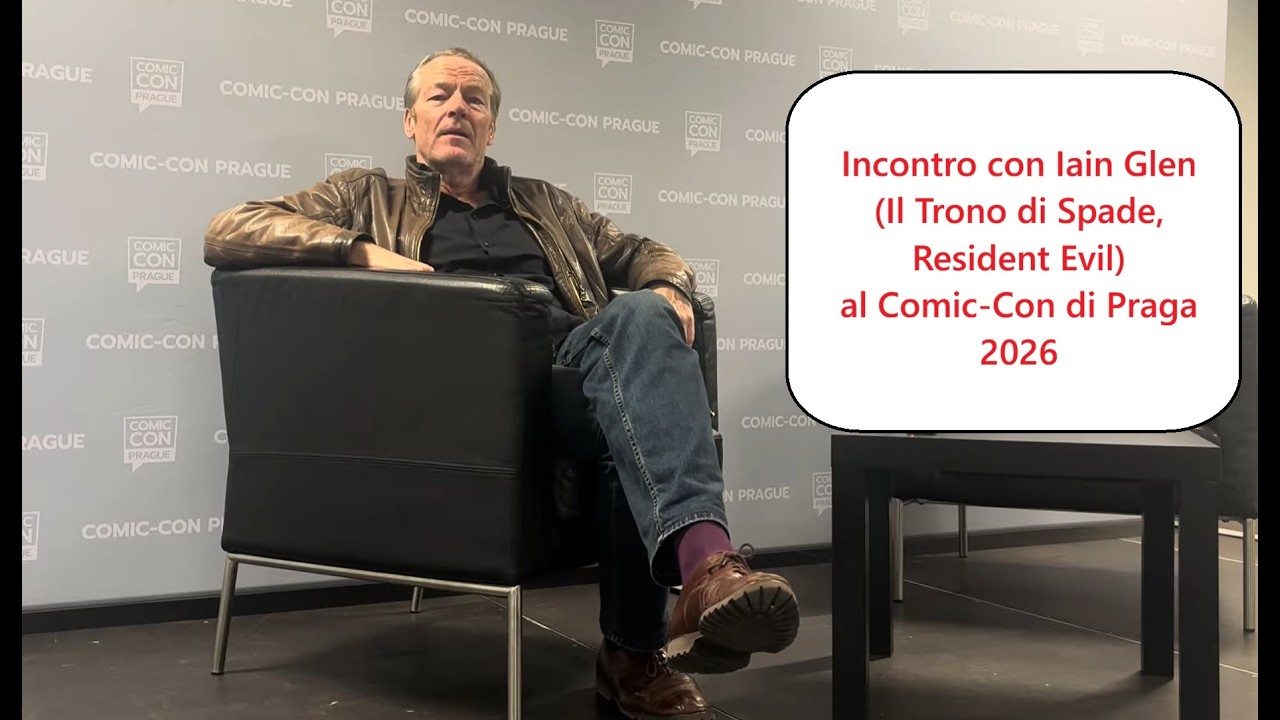 Incontro con Iain Glen (Il Trono di Spade, Resident Evil) al Comic-Con di Praga 2026