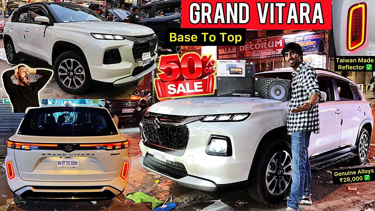 Grand Vitara Sigma Base To Top Modification 🔥 Grand Vitara Base Model Modified