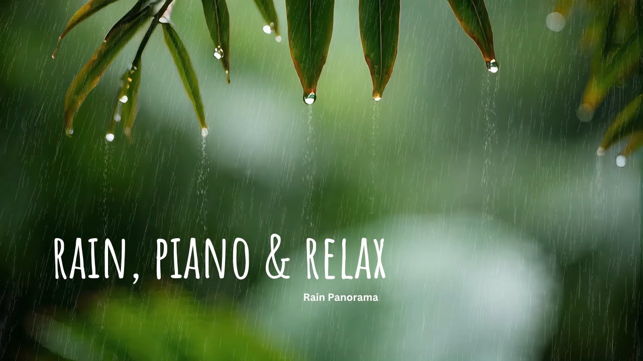 Rainy Piano Radio 🌧️ Relaxing Music with Rain Sounds 24/7 for Sleep, Study, Work