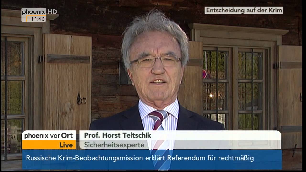 Prof. Horst Teltschik zur Krim-Krise im Tagesgespräch am 17.03.2014