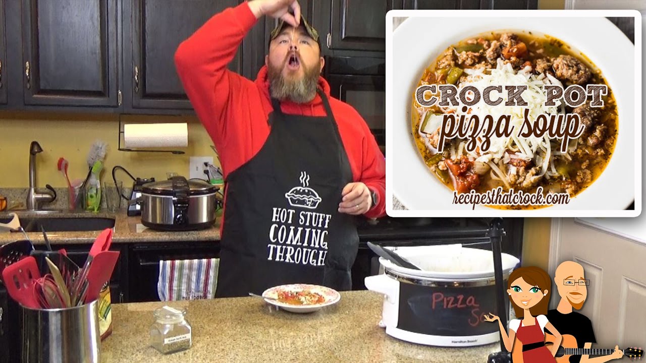 Crock Pot Pizza Soup