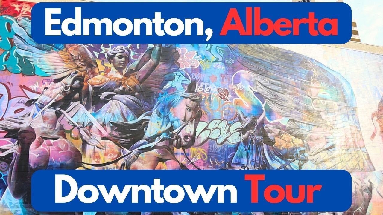 Edmonton, Alberta, Canada - Downtown Walking Tour - Downtown/ICE District/Legislature/Jasper Avenue